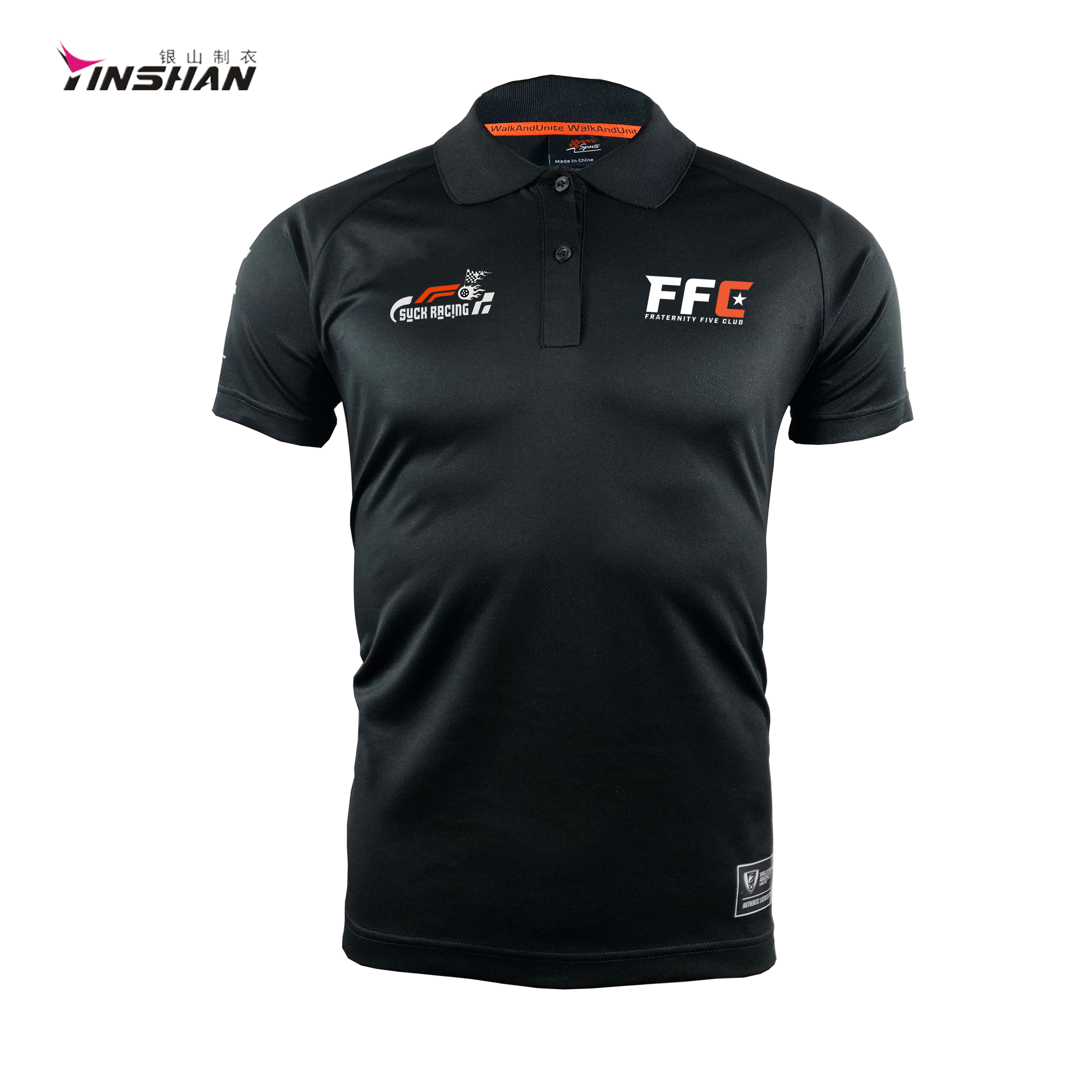 New Custom Design Polyester Mesh Pique Sports Polo Shirt For Club and Team 