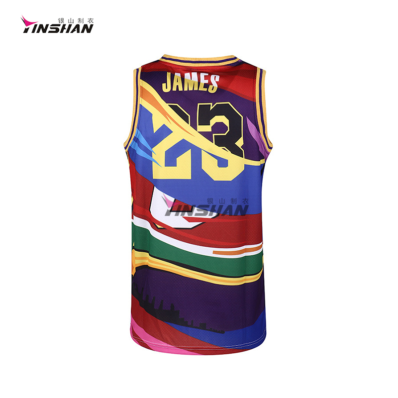 Pattern Custom Breathable Basketball Vest