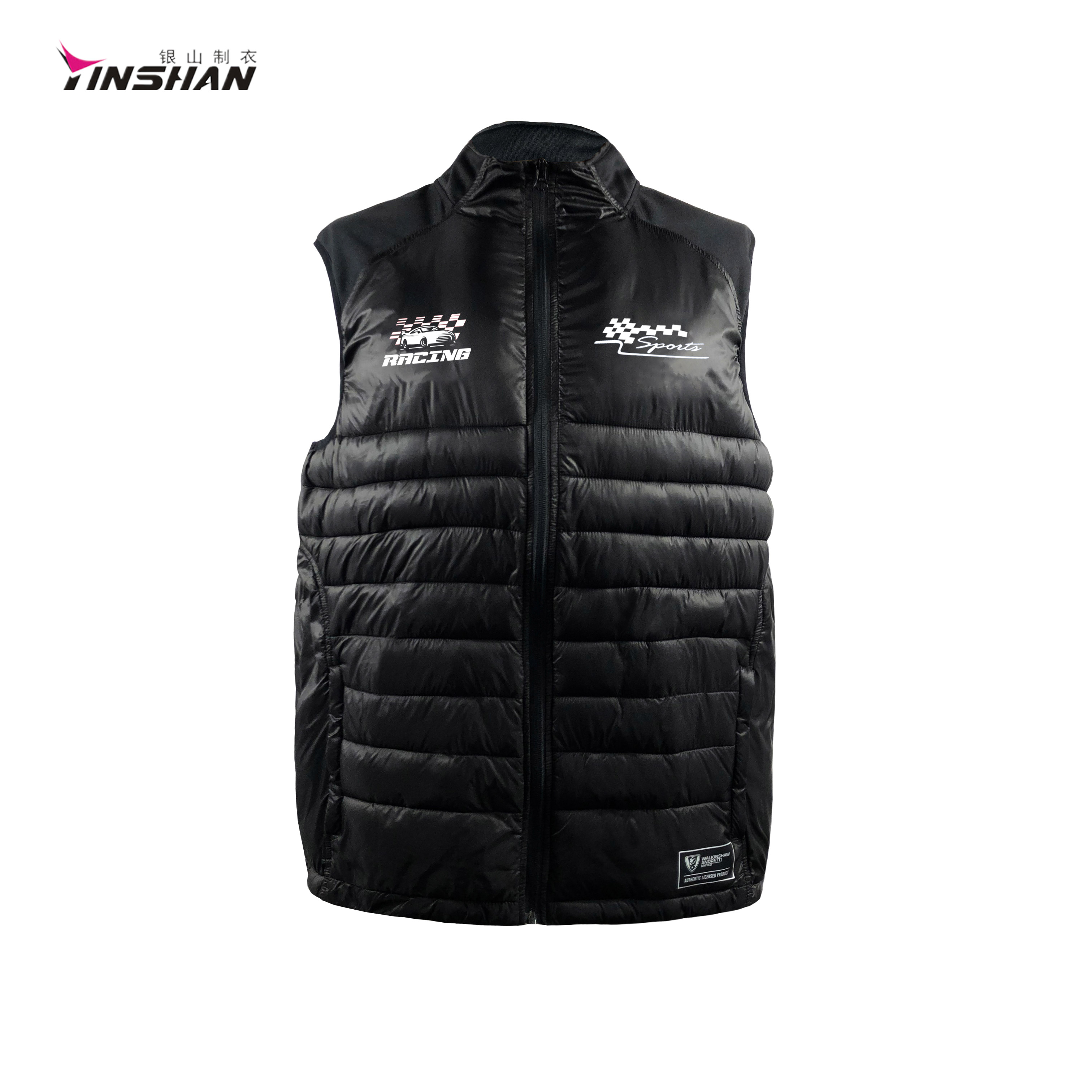 Motorcycle Racing down feather Sleeveless Vest