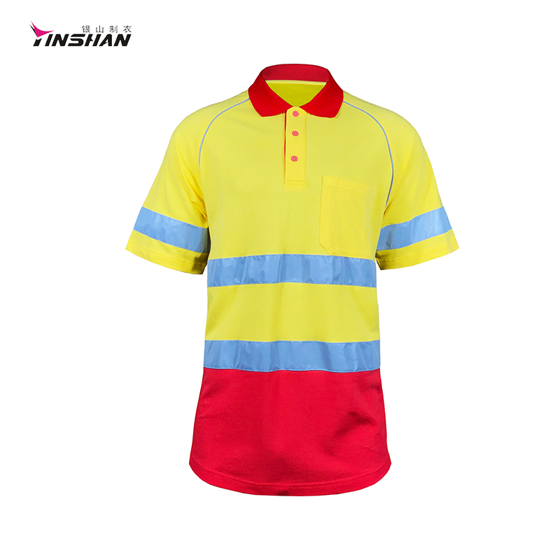 Reflective Work Uniform Polo Shirts - Yinshan Sportswear